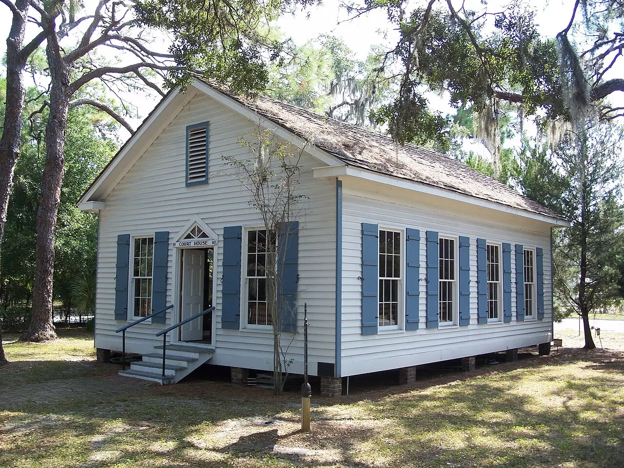 Historic Old Manatee County Courthouse at Manatee Village Historical Park