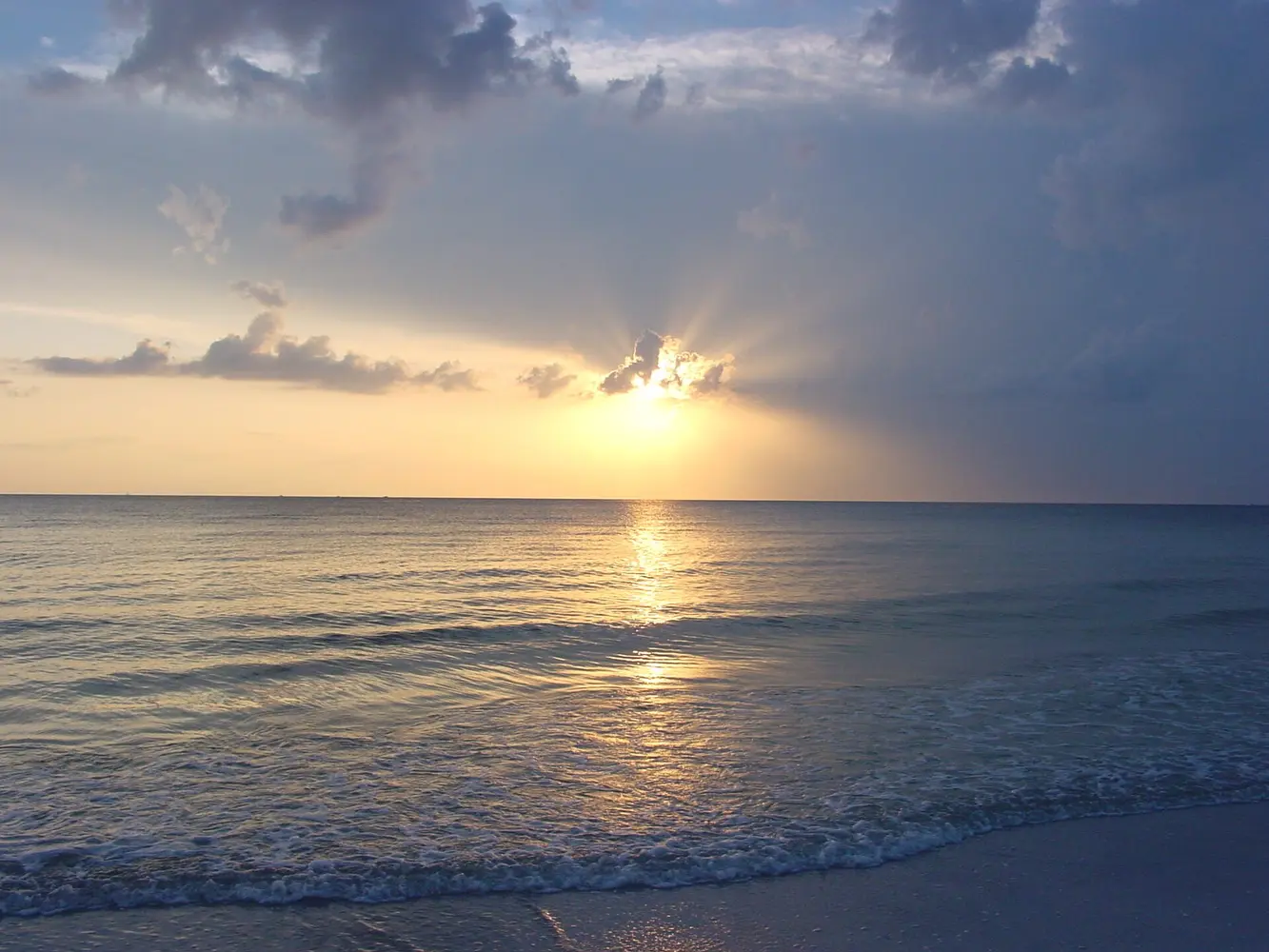 Sunset over North Beach at Fort De Soto Park