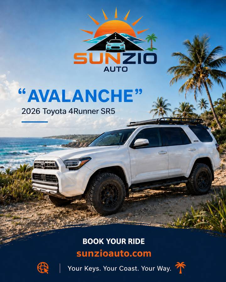 Avalanche, SUNZiO's 2026 Toyota 4Runner SUV