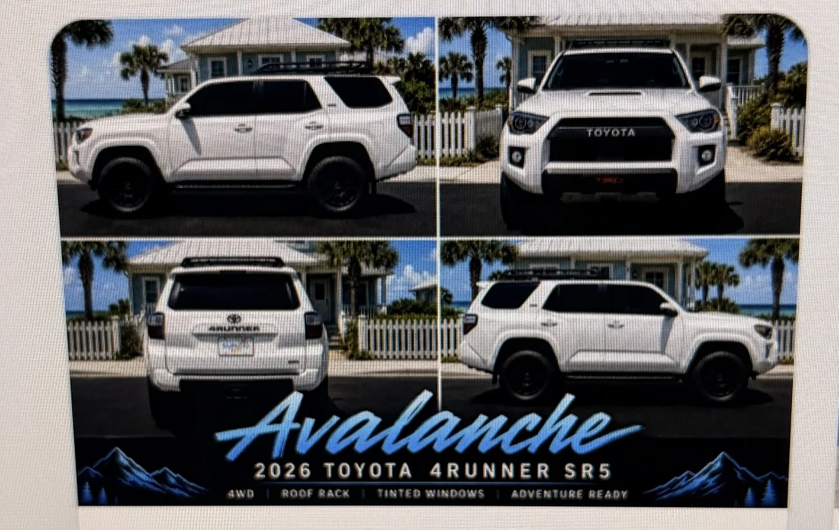 2026 Toyota 4Runner SR5 Avalanche available from SUNZiO in Sarasota